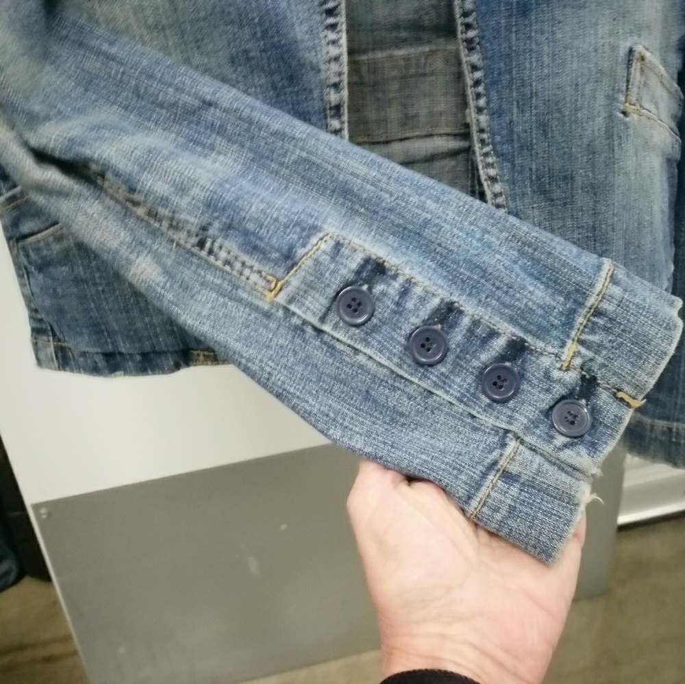Denim Blazer Style Jacket - Picture 2 of 3